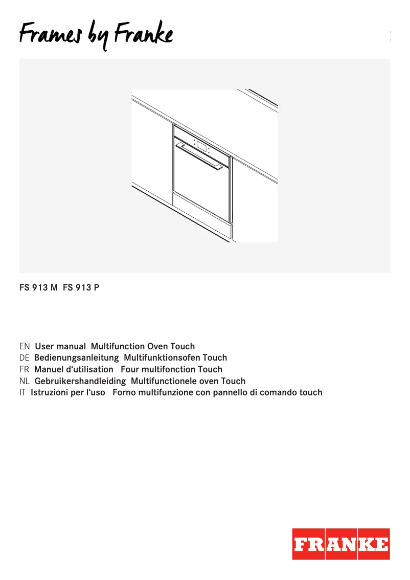 Page 1 de la notice Manuel utilisateur Franke FS 913 M