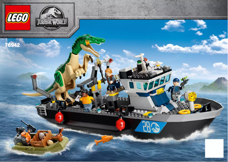Page 1 de la notice Manuel utilisateur Lego Jurassic World 76942