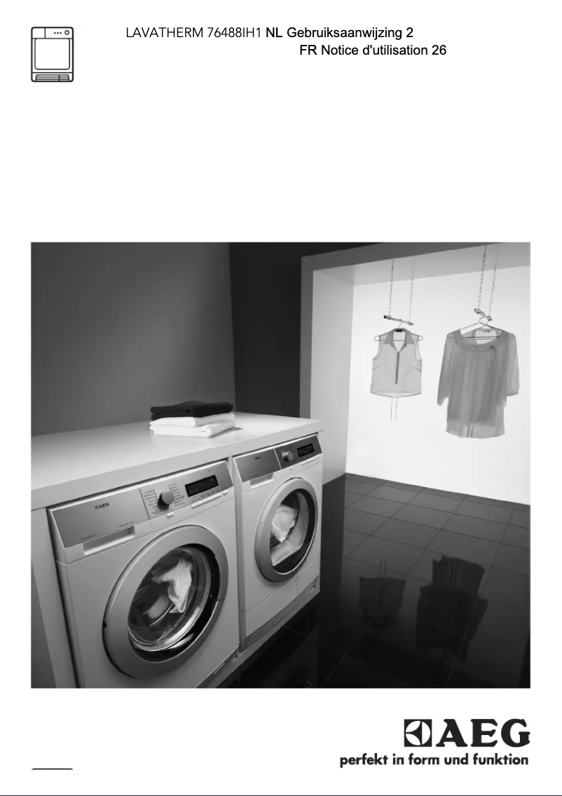 Page 1 of the manual User Manual AEG Lavatherm 76488IH1