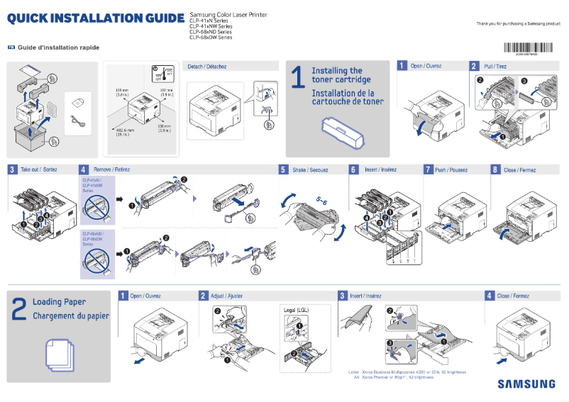 Página 1 del manual Manual de usuario Samsung CLP-415