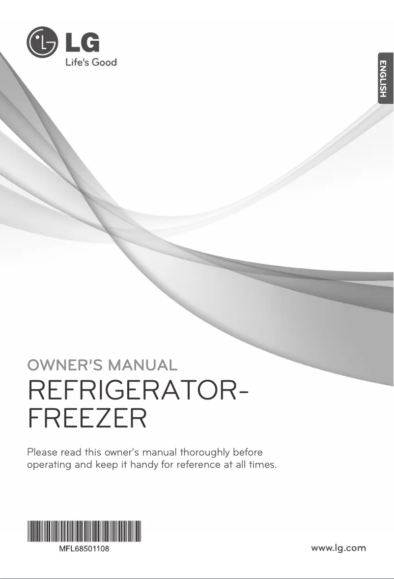 Page 1 de la notice Manuel utilisateur LG GR-M802HSHM