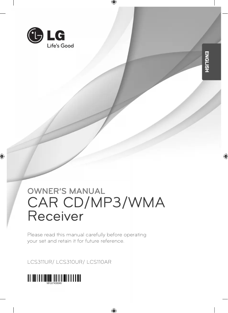 Page 1 de la notice Manuel utilisateur LG LCS310URP5