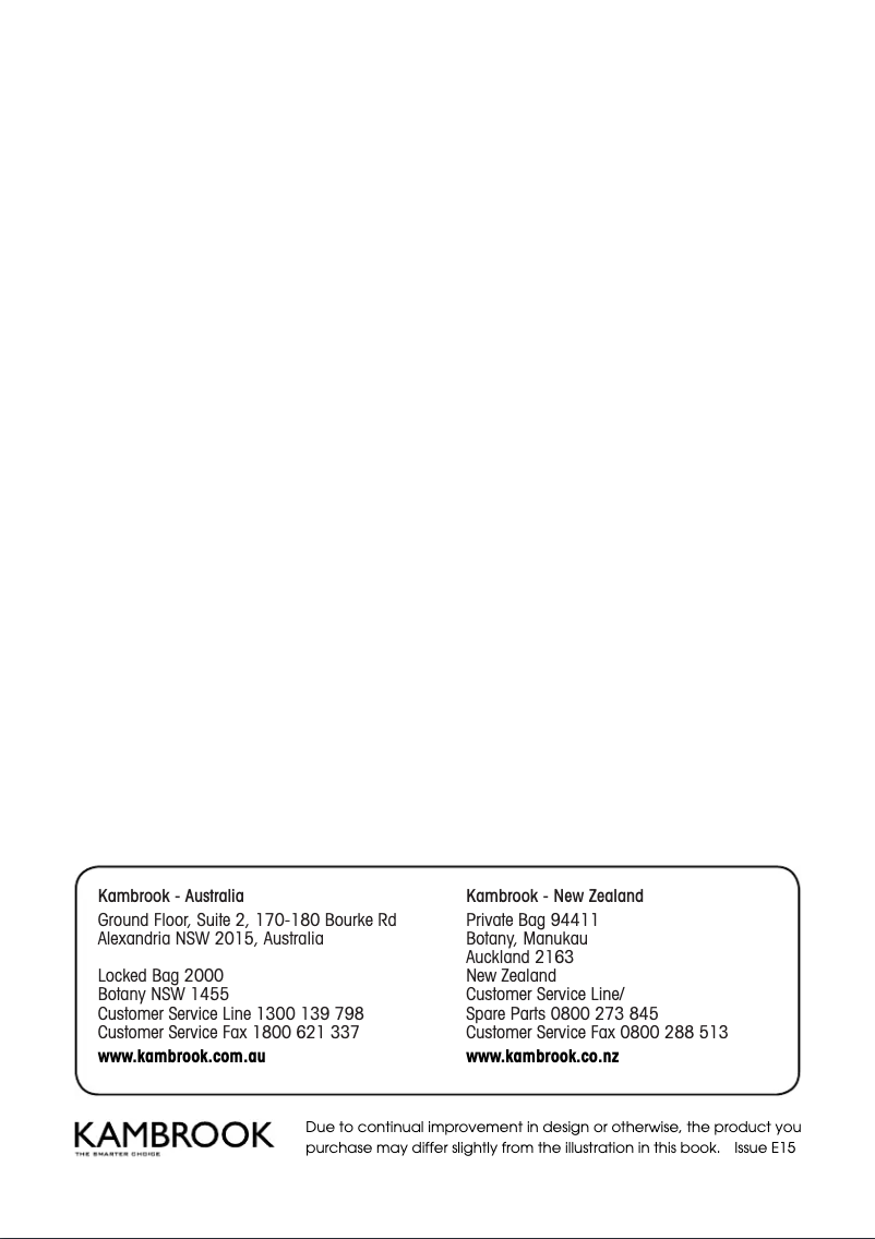 Page 1 de la notice Manuel utilisateur Kambrook KTA265