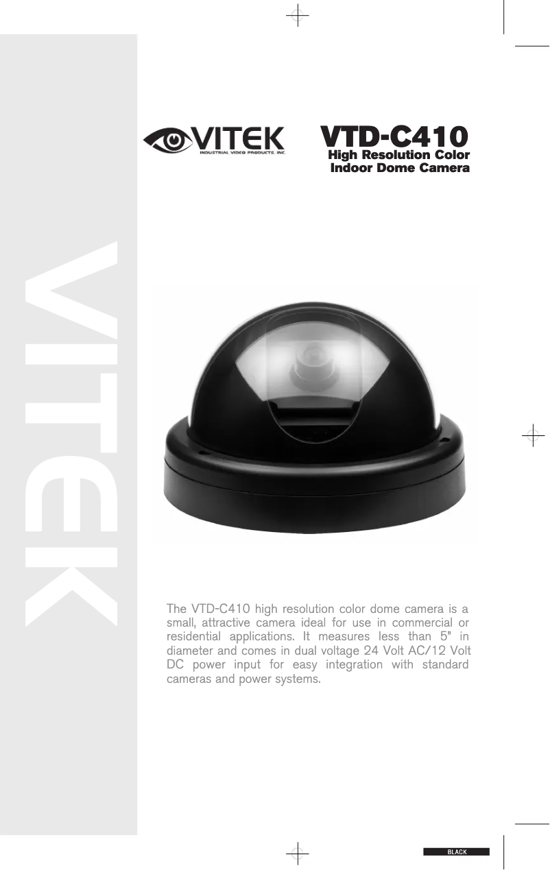 Page 1 de la notice Manuel utilisateur Vitek VTD-C410