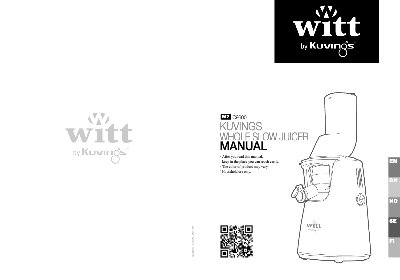 Página 1 del manual Manual de usuario Witt C9640