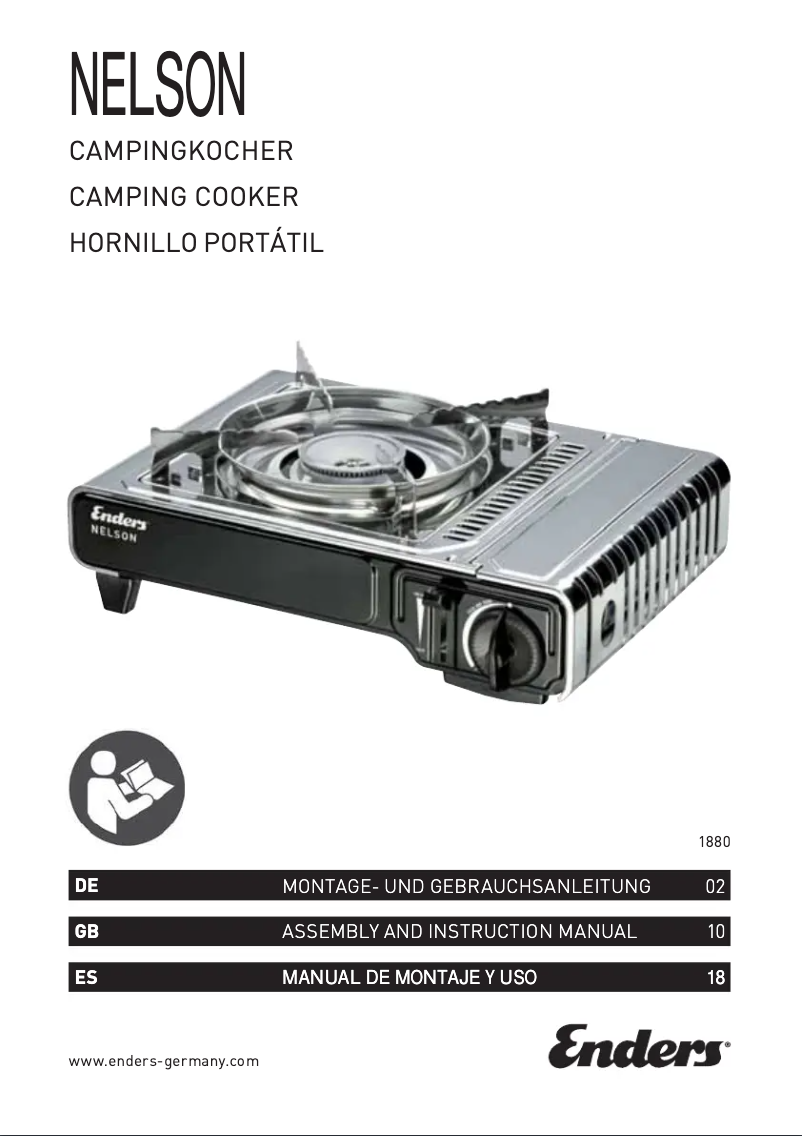 Page 1 of the manual User Manual Enders Nelson