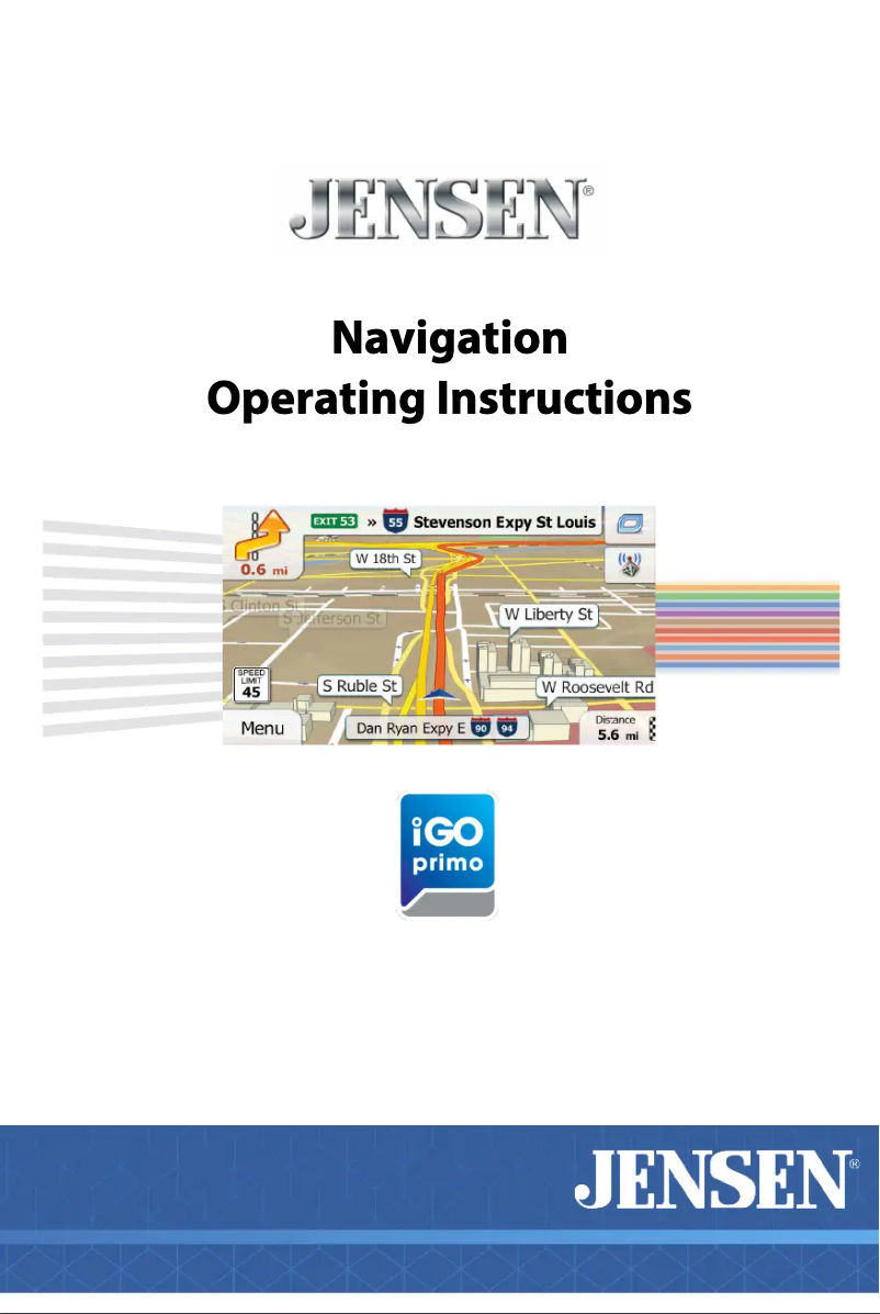 Page 1 de la notice Manuel utilisateur Jensen VX7020N