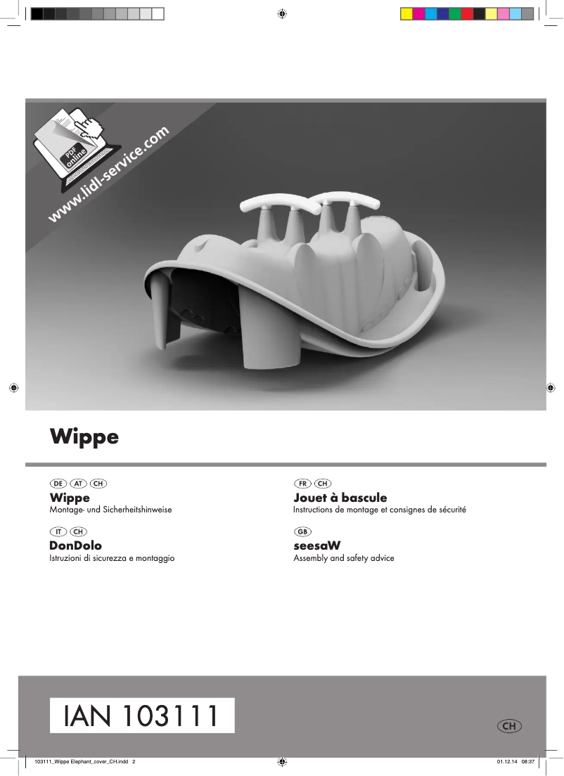 Página 1 del manual Manual de usuario Playtive IAN 103111