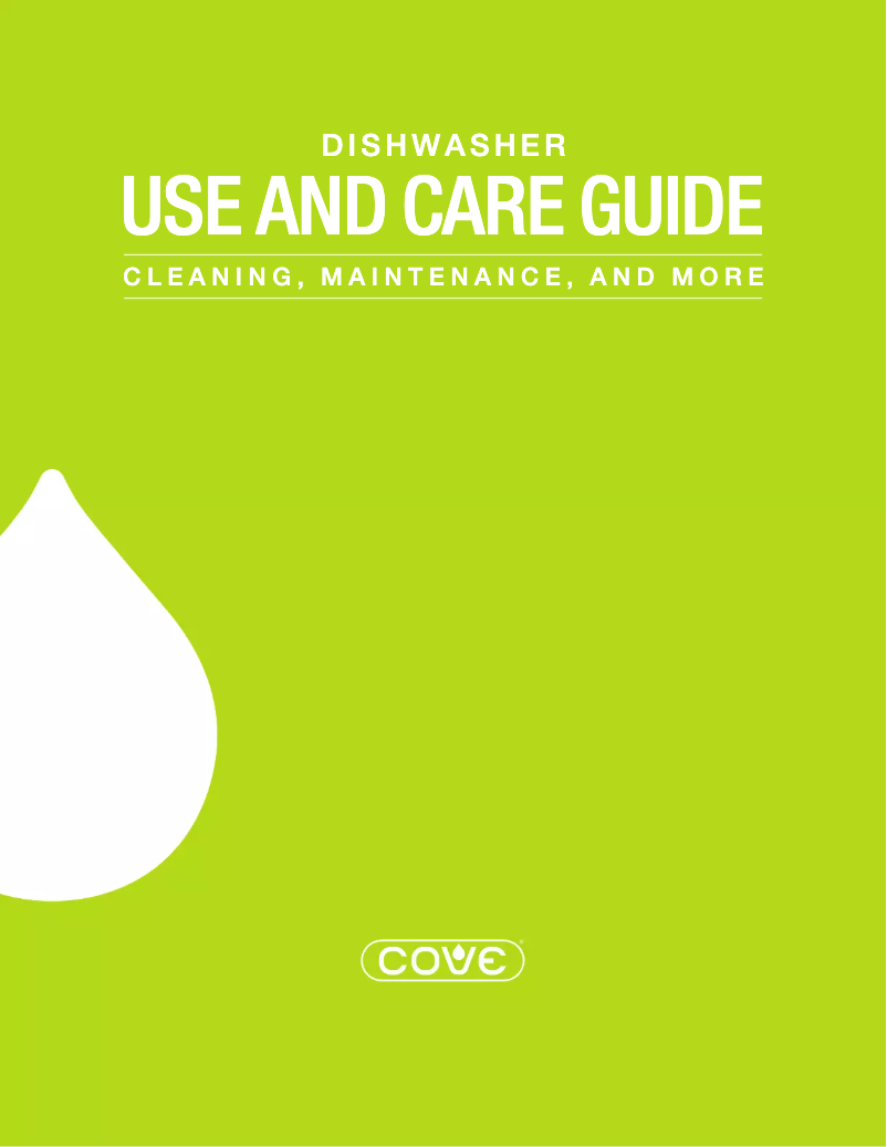 Page 1 de la notice Manuel d'utilisation et d'entretien Cove DW2450