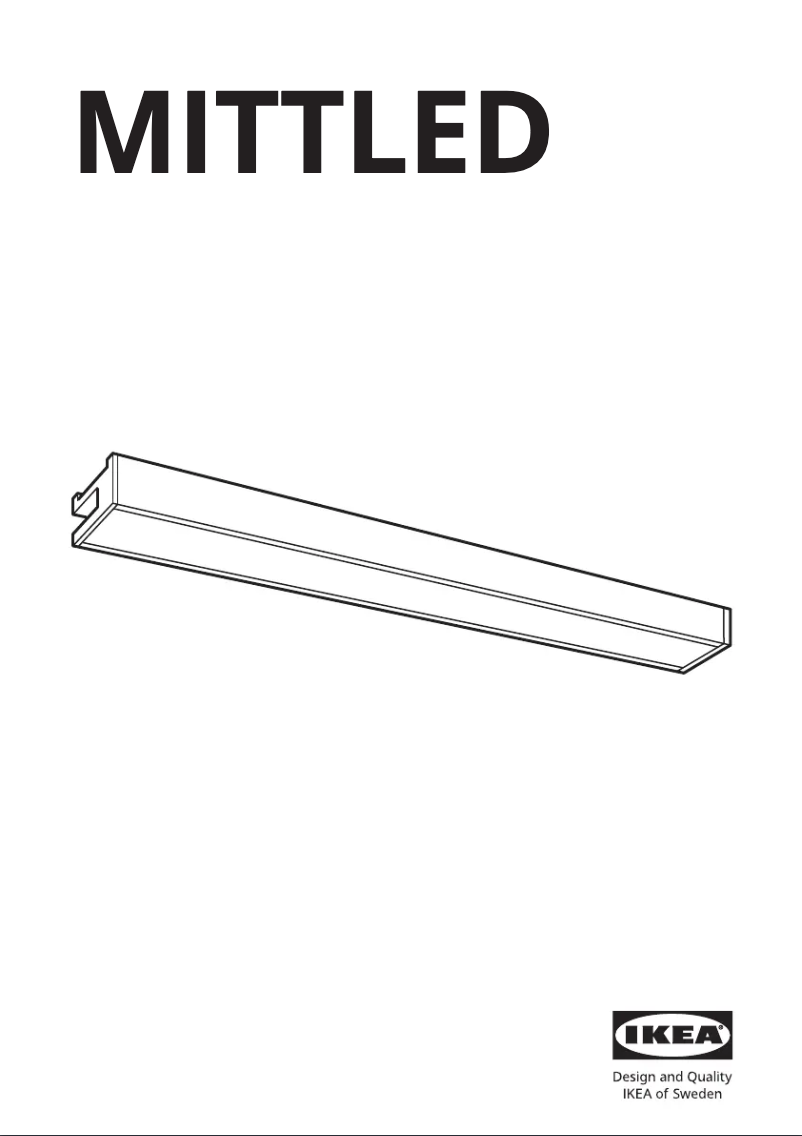 Page 1 de la notice Manuel utilisateur Ikea MITTLED 905.285.92