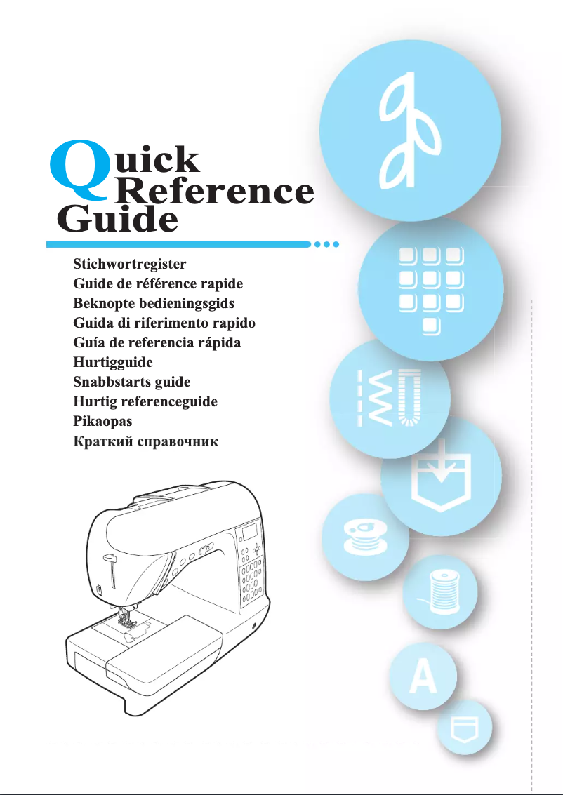 Página 1 del manual Manual de usuario Brother NX570Q