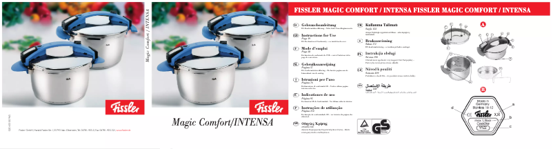 Page 1 de la notice Manuel utilisateur Fissler Magic Comfort