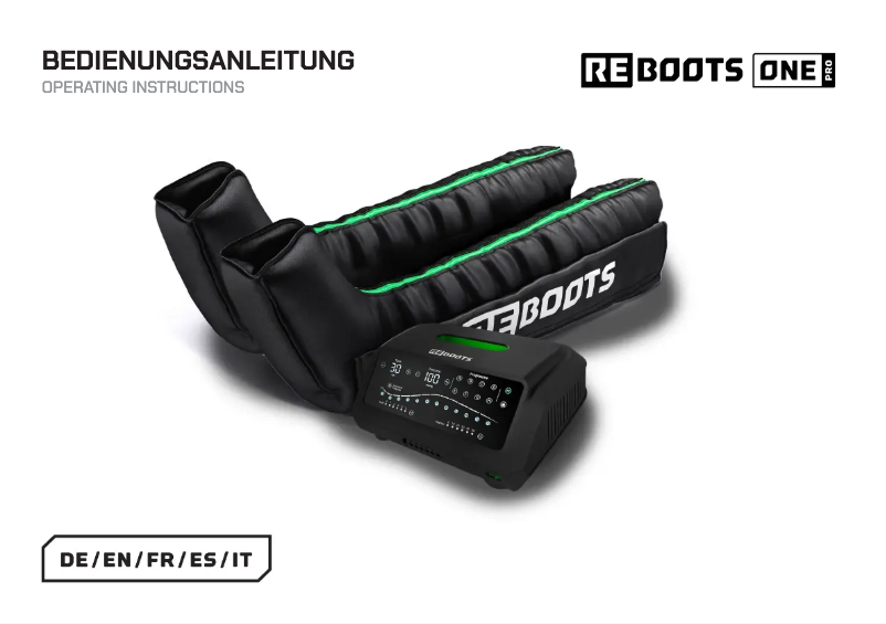 Page 1 de la notice Manuel utilisateur Reboots One Pro