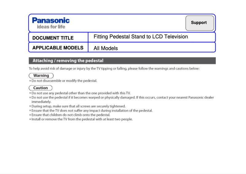 Page 1 de la notice Manuel utilisateur Panasonic Viera TX-L32E30