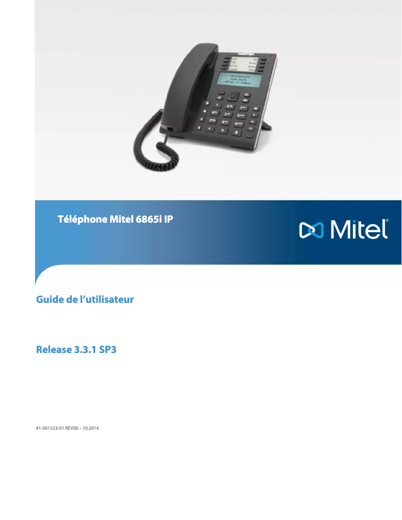 Image de la première page du manuel de l'appareil 6865