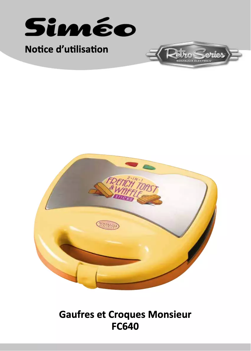 Página 1 del manual Manual de usuario Domena FC 640