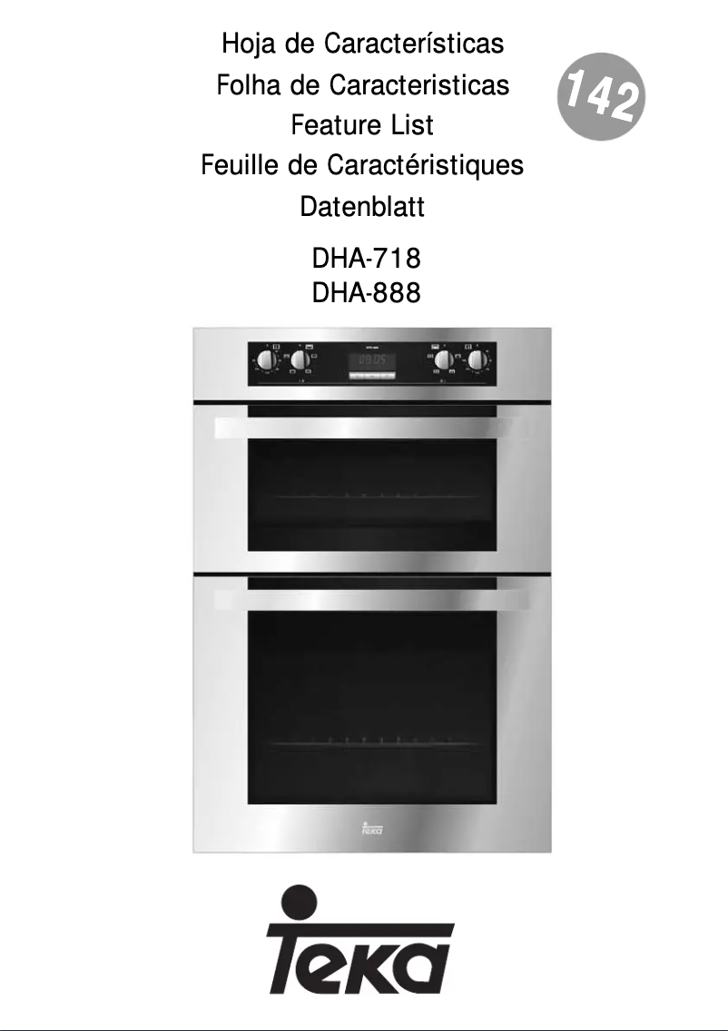 Page 1 de la notice Manuel utilisateur Teka DHA-718