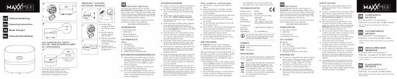 Página 1 del manual Manual de usuario Maxxmee 00154