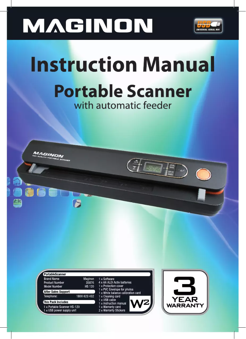 Page 1 de la notice Manuel utilisateur Maginon HS-120