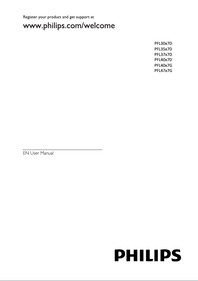 Page n°1 - Manuel utilisateur Philips 32PFL4007D