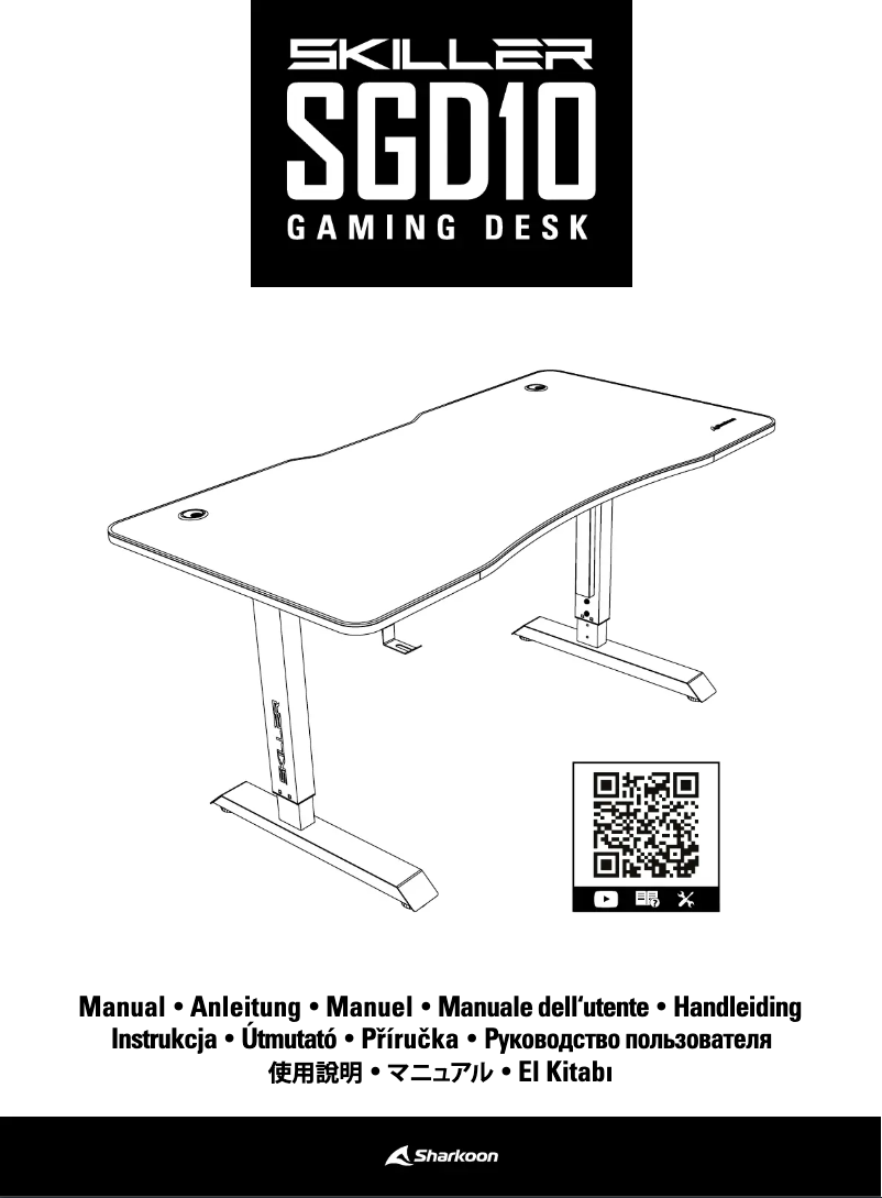 Page 1 de la notice Manuel utilisateur Sharkoon Skiller SGD10