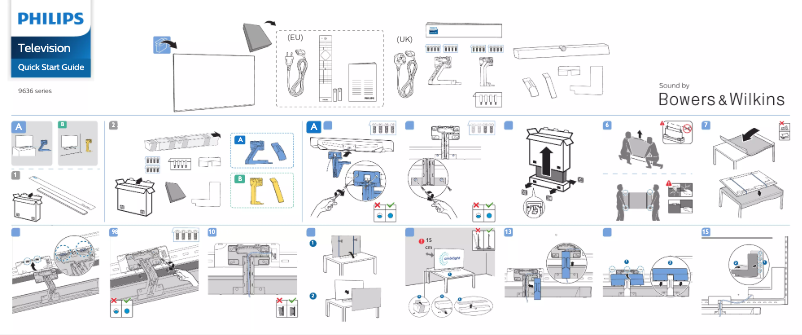 Página 1 del manual Guía de inicio rápido Philips 65PML9636