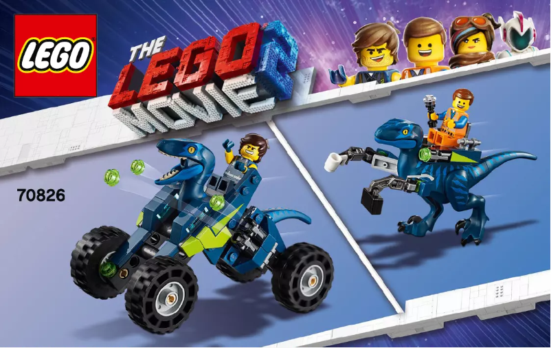 Page 1 de la notice Manuel utilisateur Lego Movie 2 70826