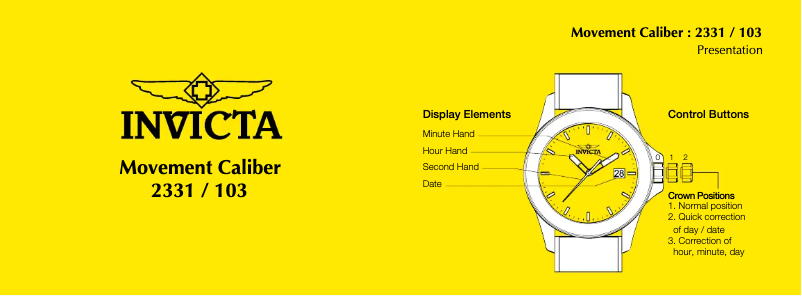 Página 1 del manual Manual de usuario Invicta Pro Diver 12559