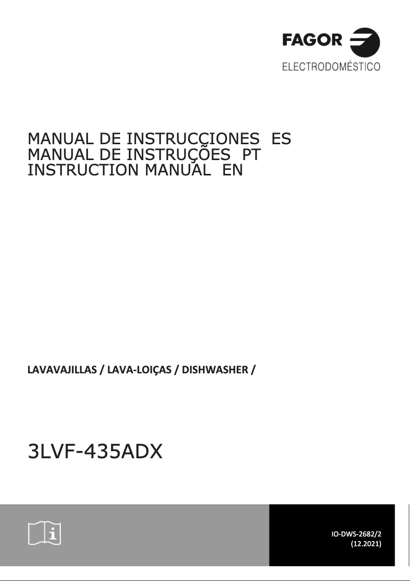 Page 1 de la notice Manuel utilisateur Fagor 3LVF-435AD