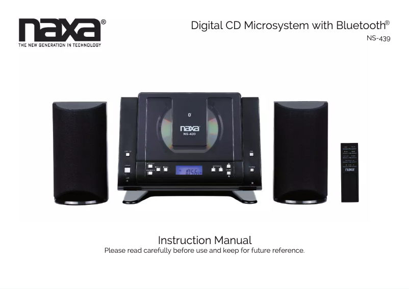 Page 1 de la notice Manuel utilisateur Naxa NS-439