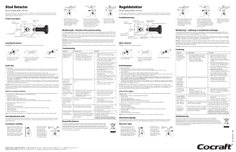 Page 1 de la notice Manuel utilisateur Cocraft HS 50-L