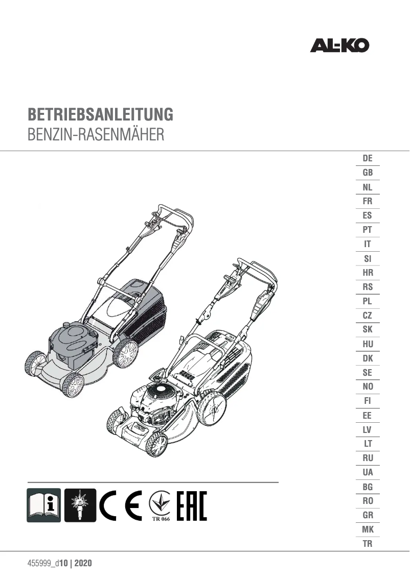 Page 1 de la notice Manuel utilisateur AL-KO Solo 5278 VS