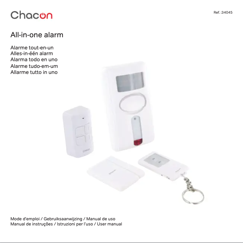Page 1 de la notice Manuel utilisateur Chacon 34045