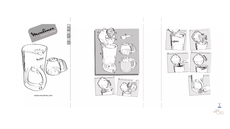 Page 1 de la notice Manuel utilisateur Moulinex Thermo CJ600530