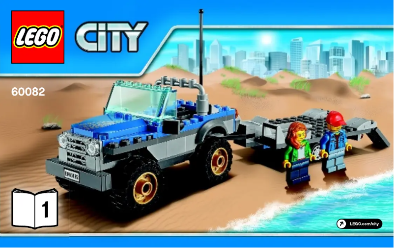 Page 1 de la notice Manuel utilisateur Lego City 60082