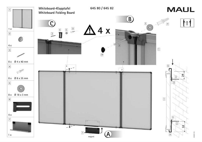 Page 1 de la notice Manuel utilisateur MAUL 6458284