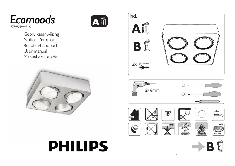 Página 1 del manual Manual de usuario Philips Ecomoods 579544816