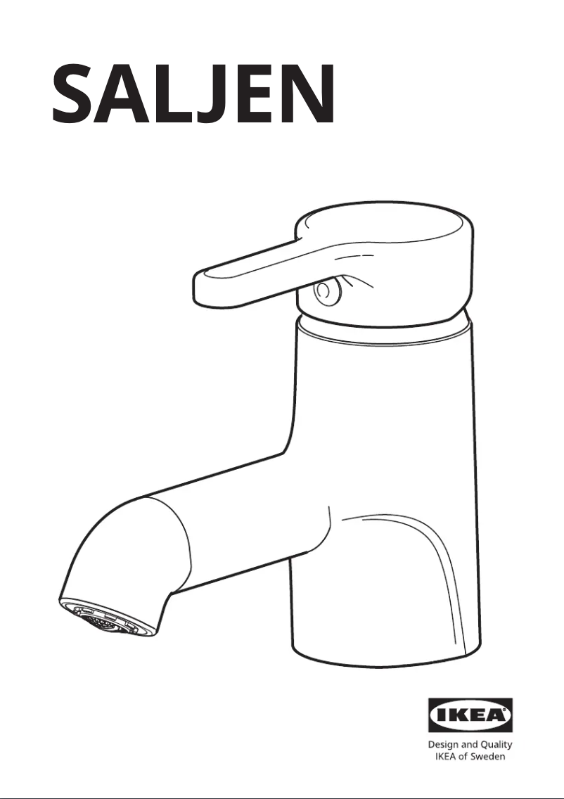 Page 1 de la notice Manuel utilisateur Ikea SALJEN 804.003.20