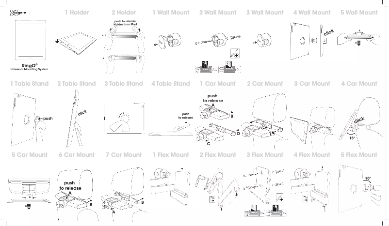 Page 1 de la notice Manuel utilisateur Vogel's RingO