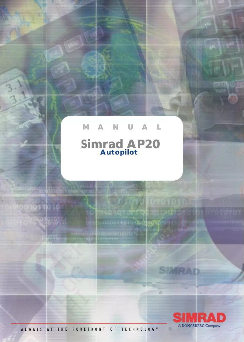 Page 1 de la notice Manuel utilisateur Simrad AP20