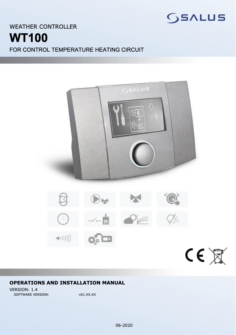 Página 1 del manual Manual de usuario Salus WT100