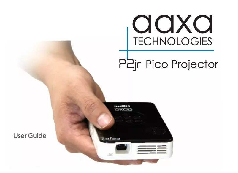 Página 1 del manual Manual de usuario AAXA Technologies P2 Jr.