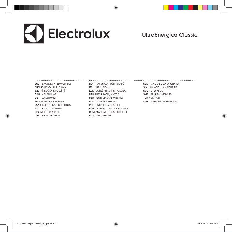 Página 1 del manual Manual de usuario Electrolux EENB54EB