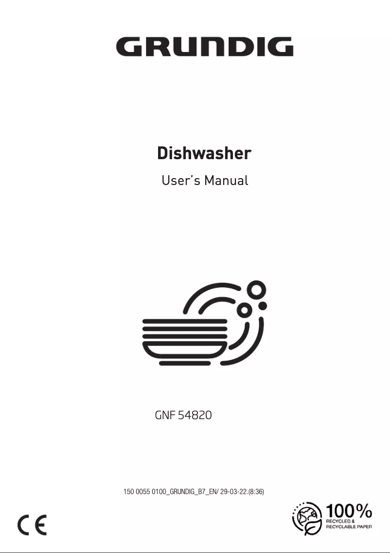 Page 1 de la notice Manuel utilisateur Grundig GNF 54820