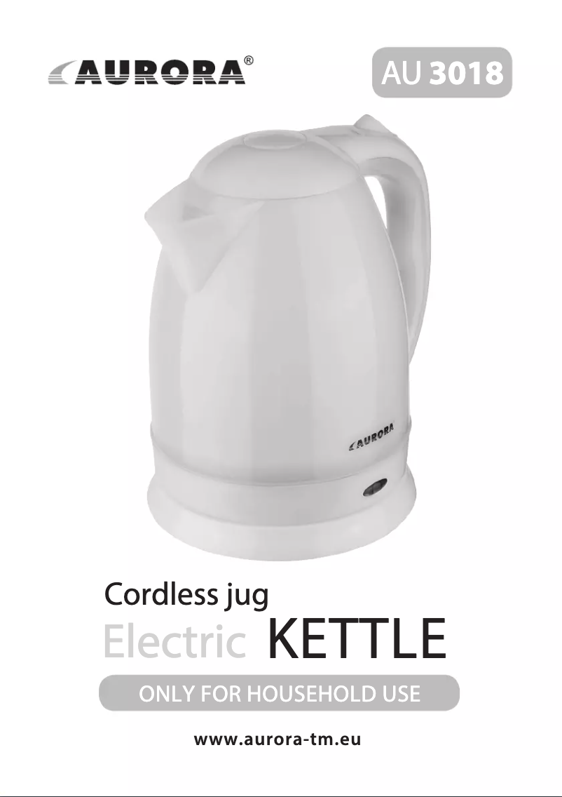 Page 1 de la notice Manuel utilisateur Aurora AU 3018