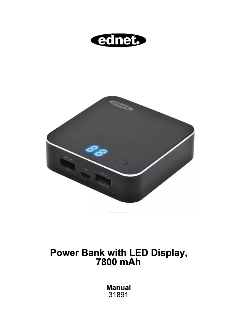 Page 1 of the manual User Manual ASSMANN Electronic 31891