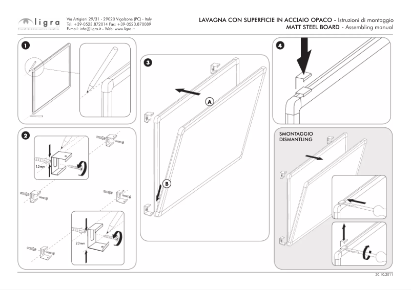 Página 1 del manual Manual de usuario Ligra 102301M