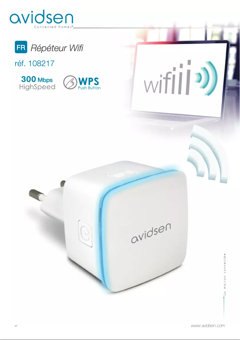 Page 1 de la notice Manuel utilisateur Avidsen 108217