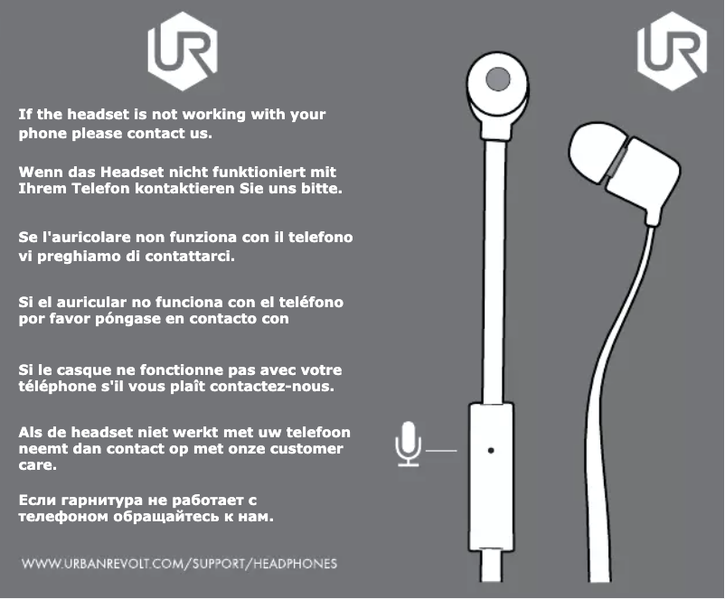 Page 1 de la notice Manuel utilisateur Urban Revolt Duga