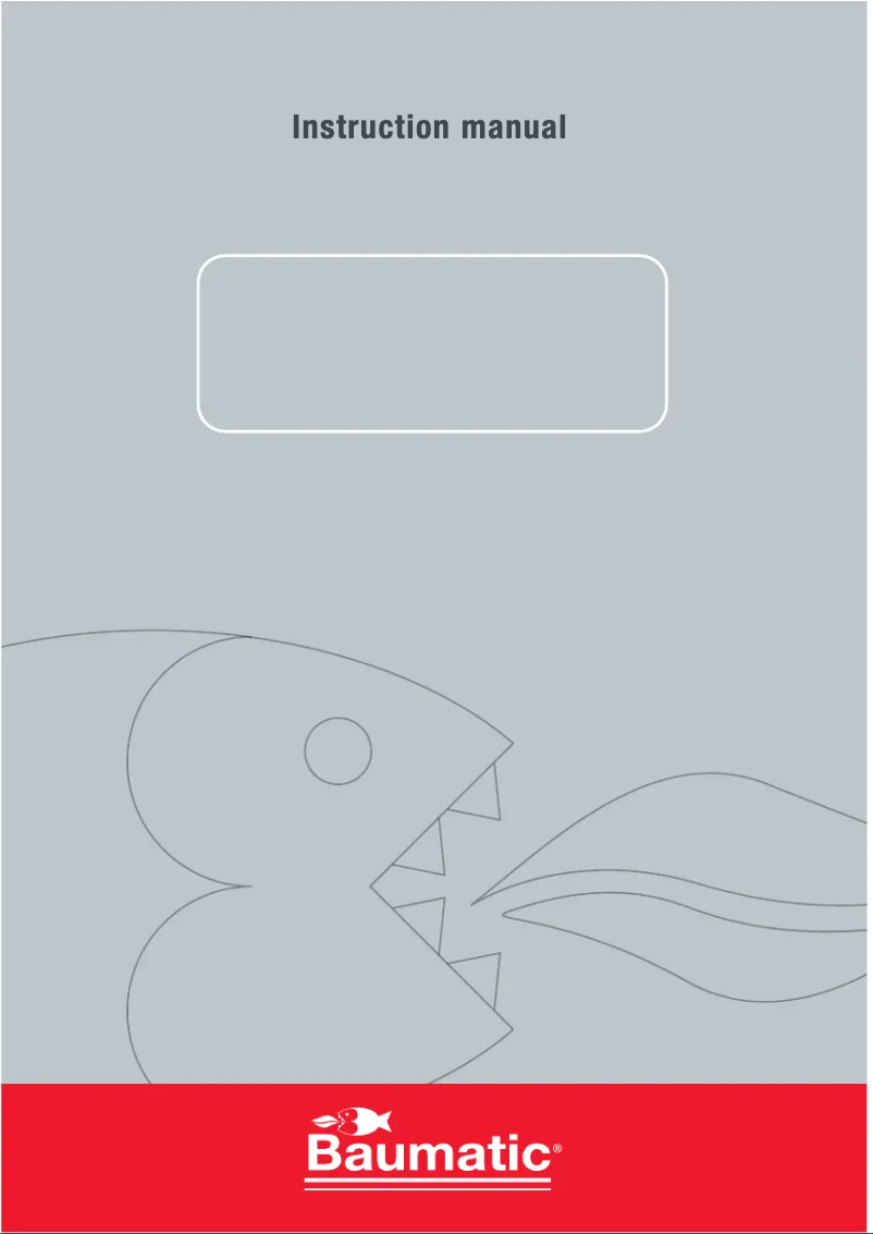 Page 1 de la notice Manuel utilisateur Baumatic B46SS